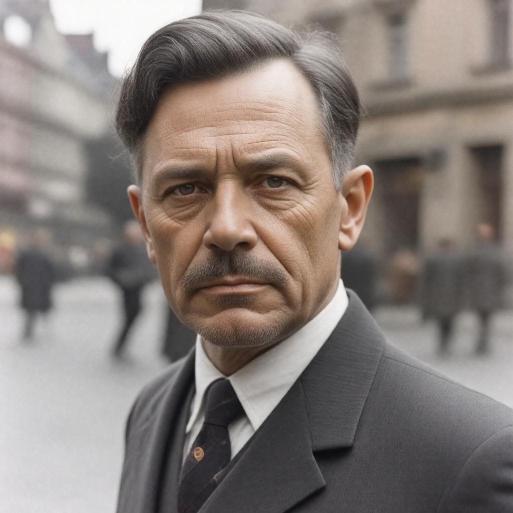 AI-created image of Ernst Schneller