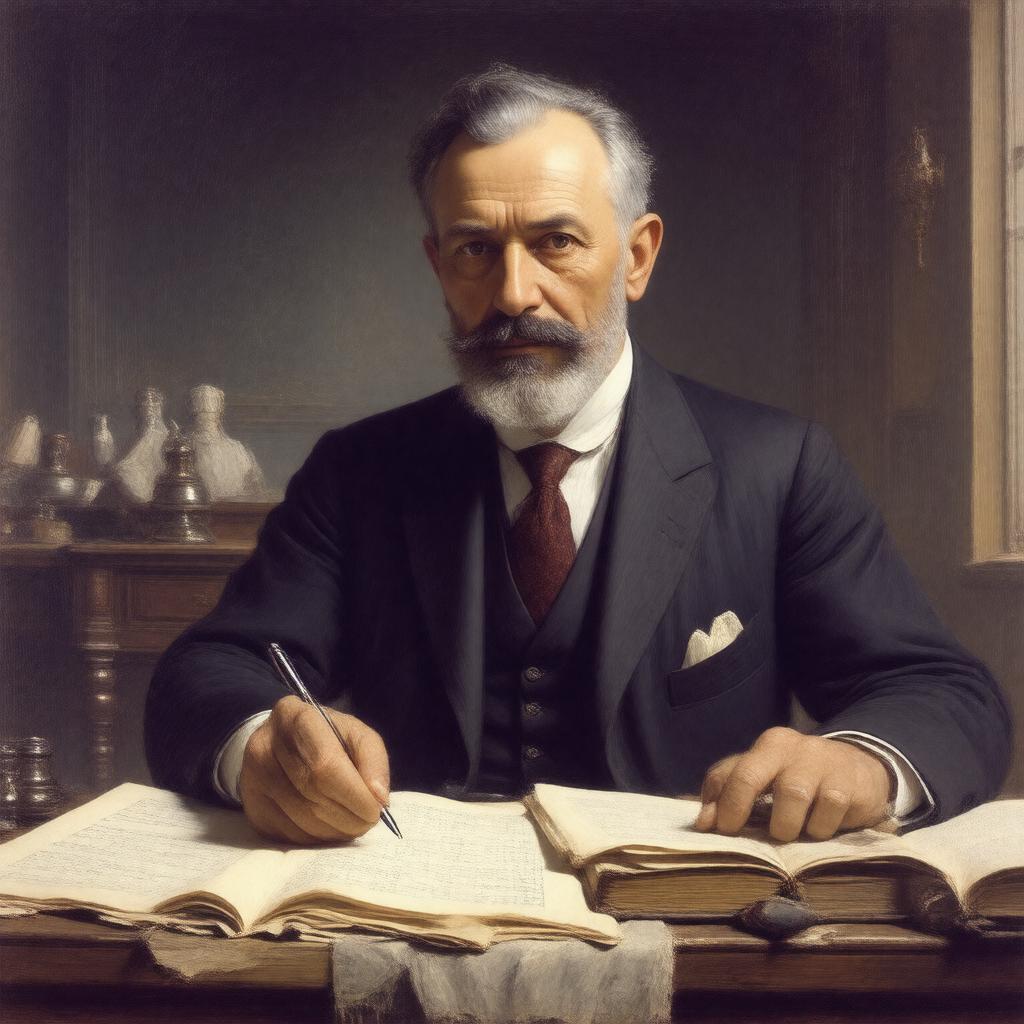 AI-created image of Ernst Toeplitz