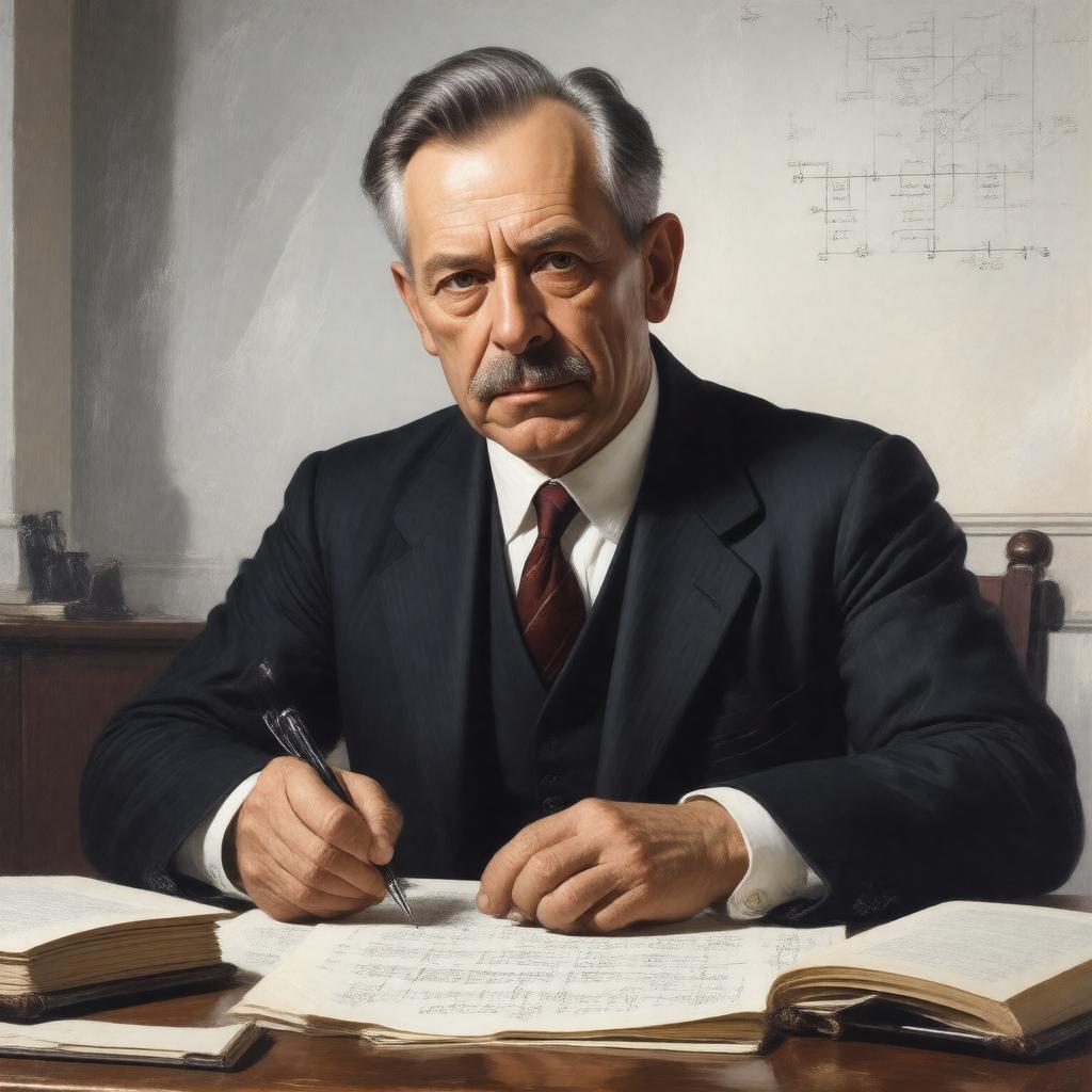 AI-created image of Ernst Witt