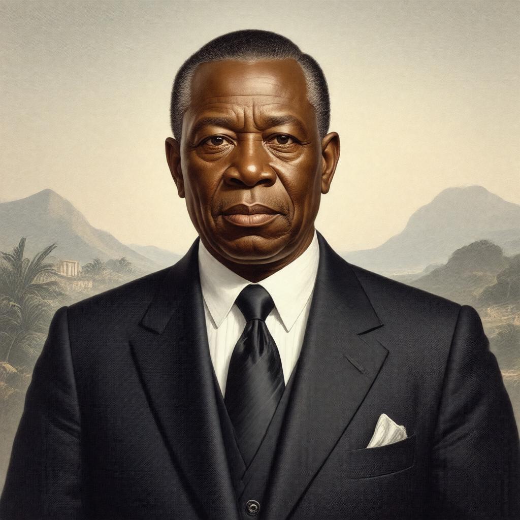 AI-created image of Errol Barrow