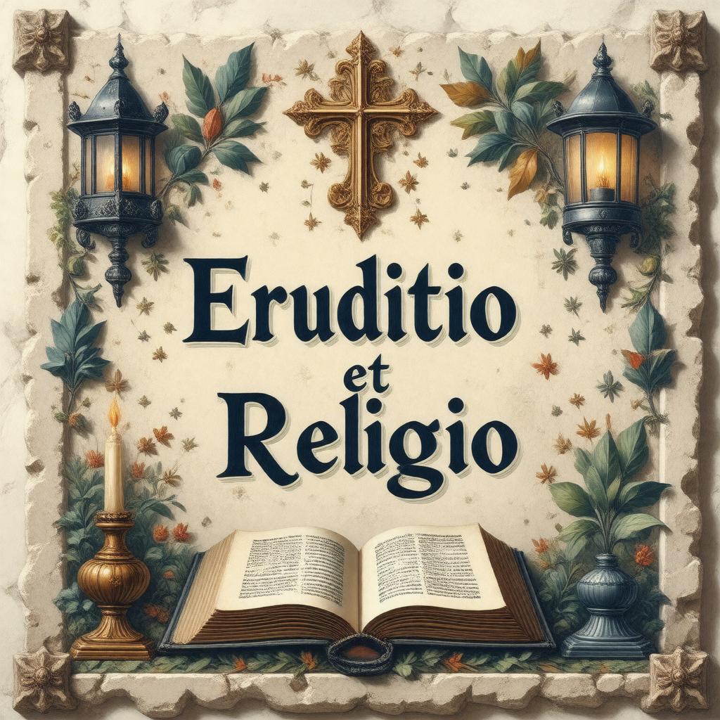 Click to view larger image AI-created image of Eruditio et Religio