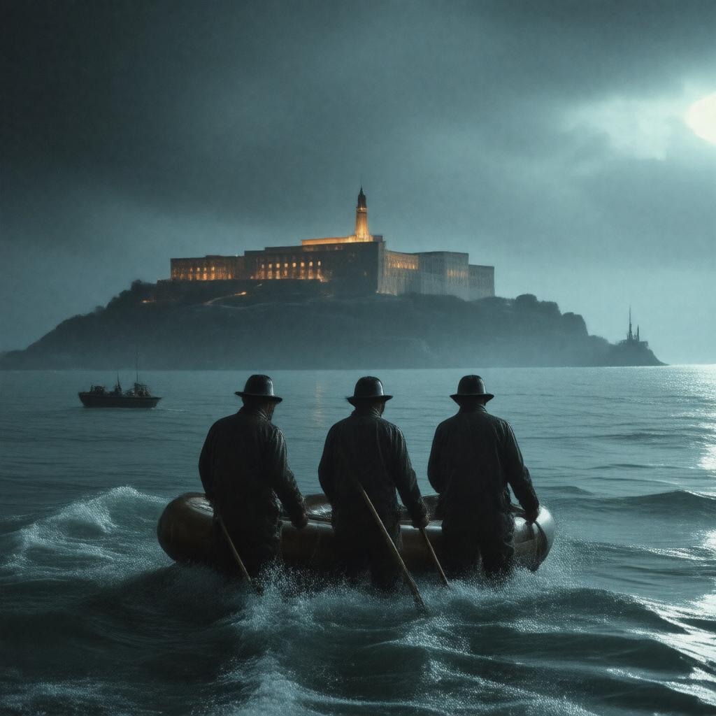 AI-created image of Escape from Alcatraz (film)