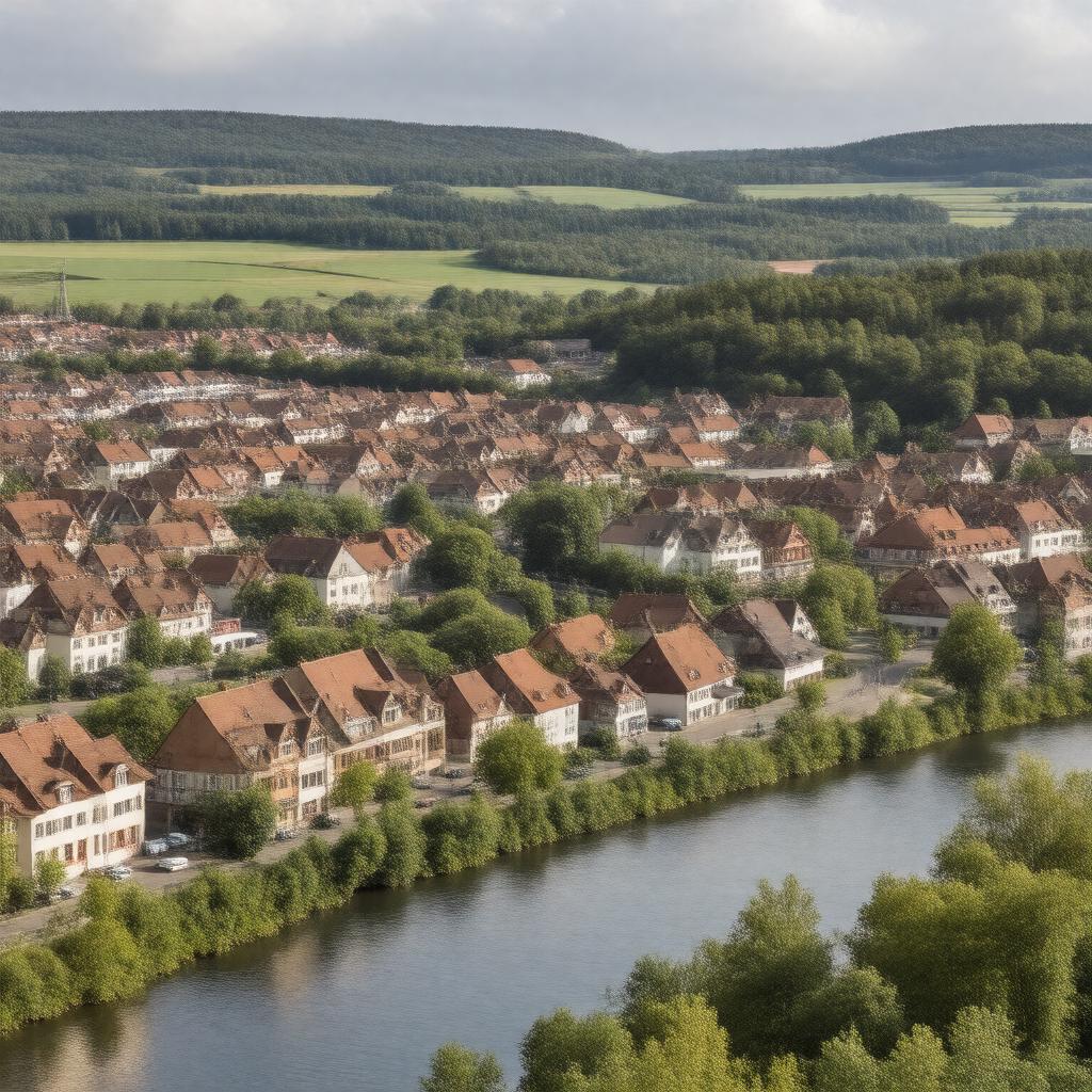 AI-created image of Esch-sur-Alzette