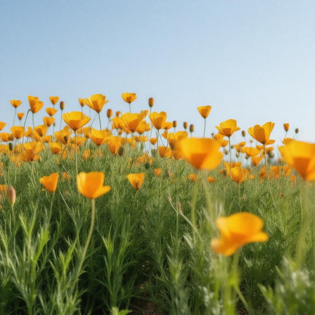 AI-created image of Eschscholzia