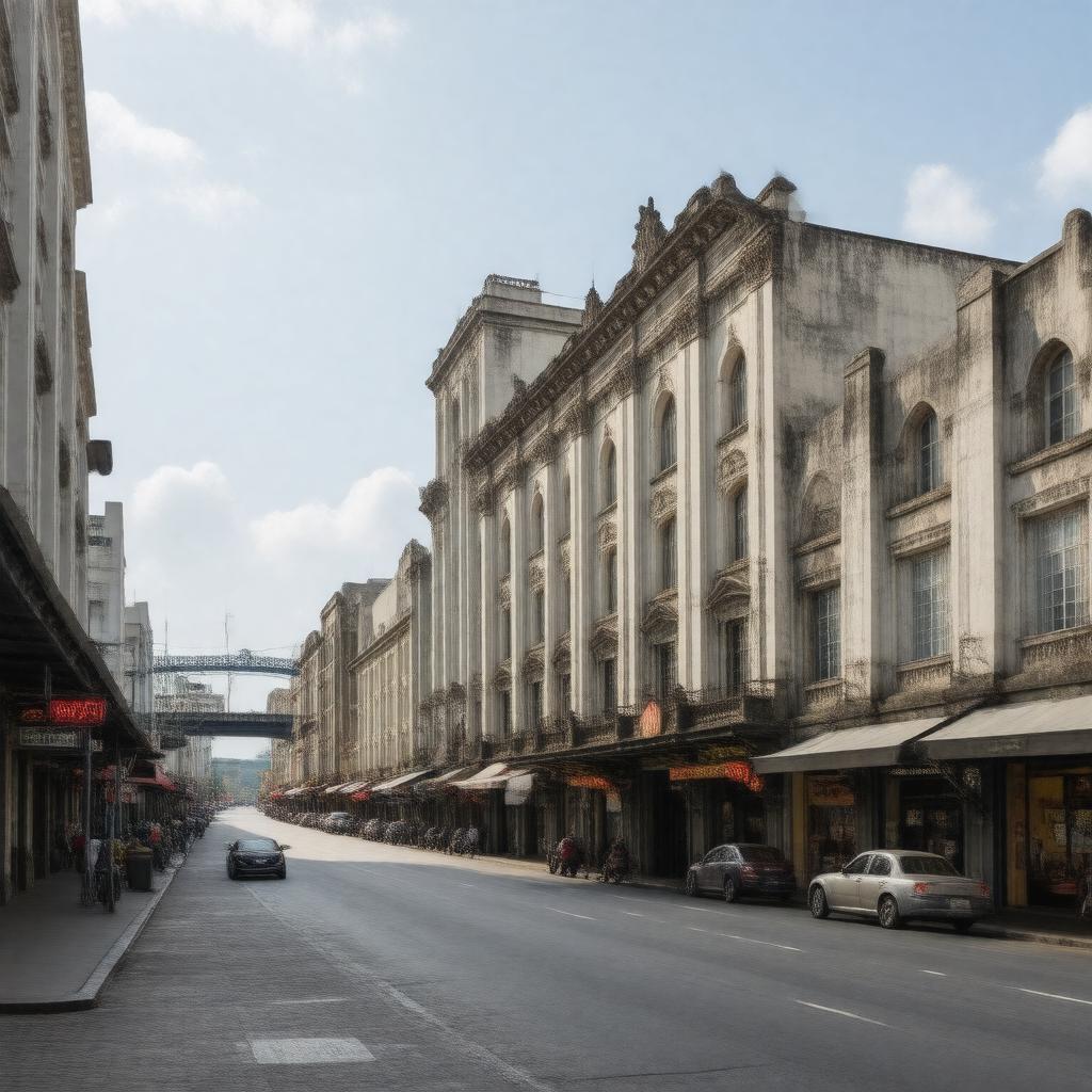 AI-created image of Escolta Street