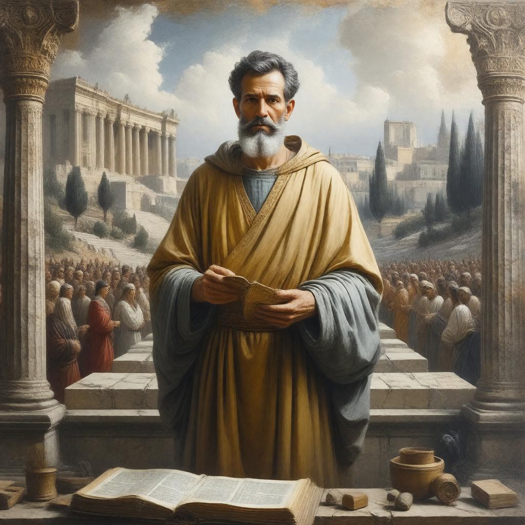 Click to view larger image AI-created image of Esdras