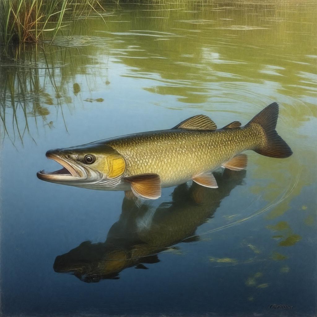 AI-created image of Esox americanus americanus
