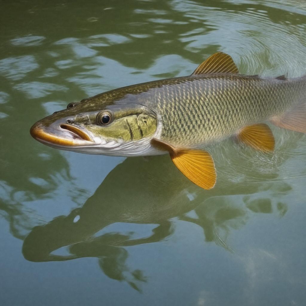 Click to view larger image AI-created image of Esox niger