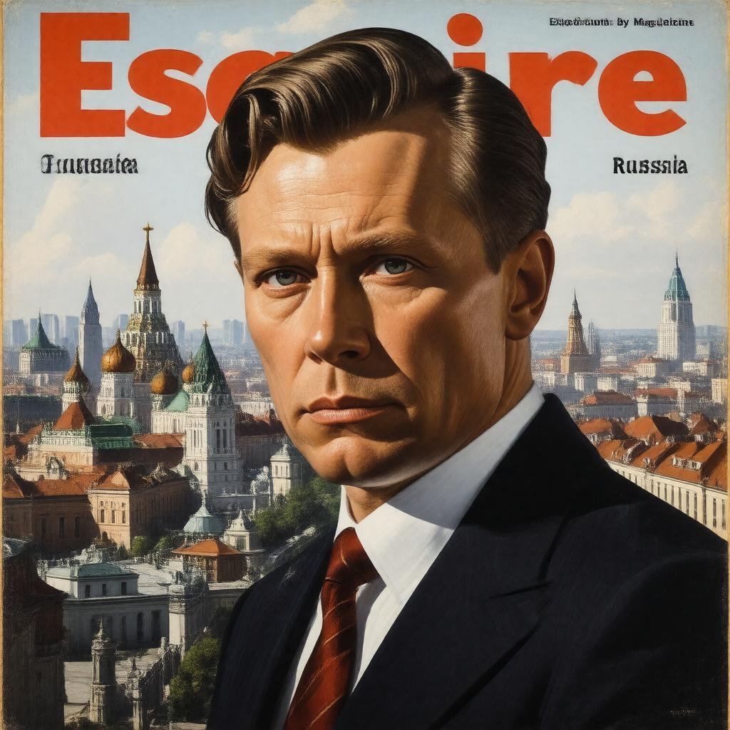 AI-created image of Esquire Russia