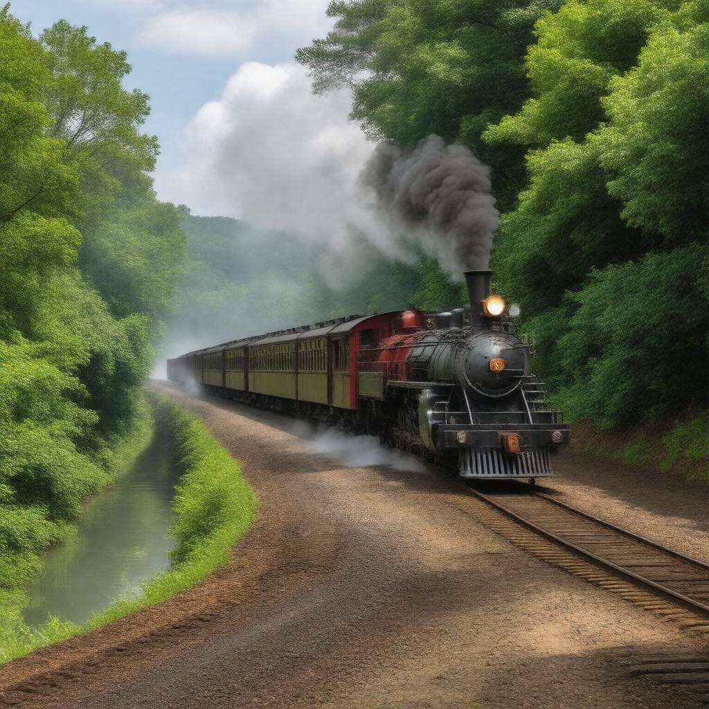 AI-created image of Essex Steam Train