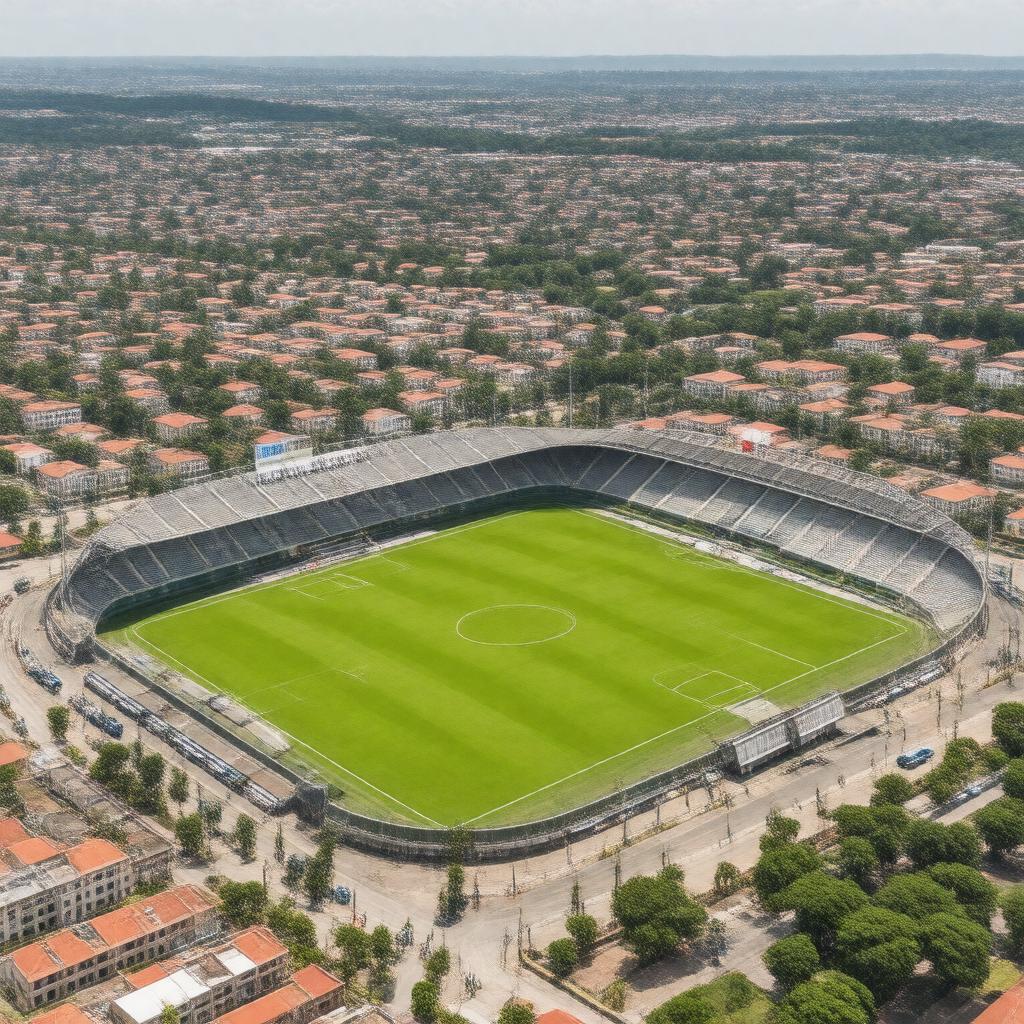 AI-created image of Essipong Stadium