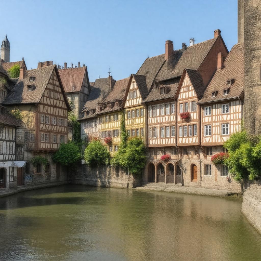 AI-created image of Esslingen am Neckar
