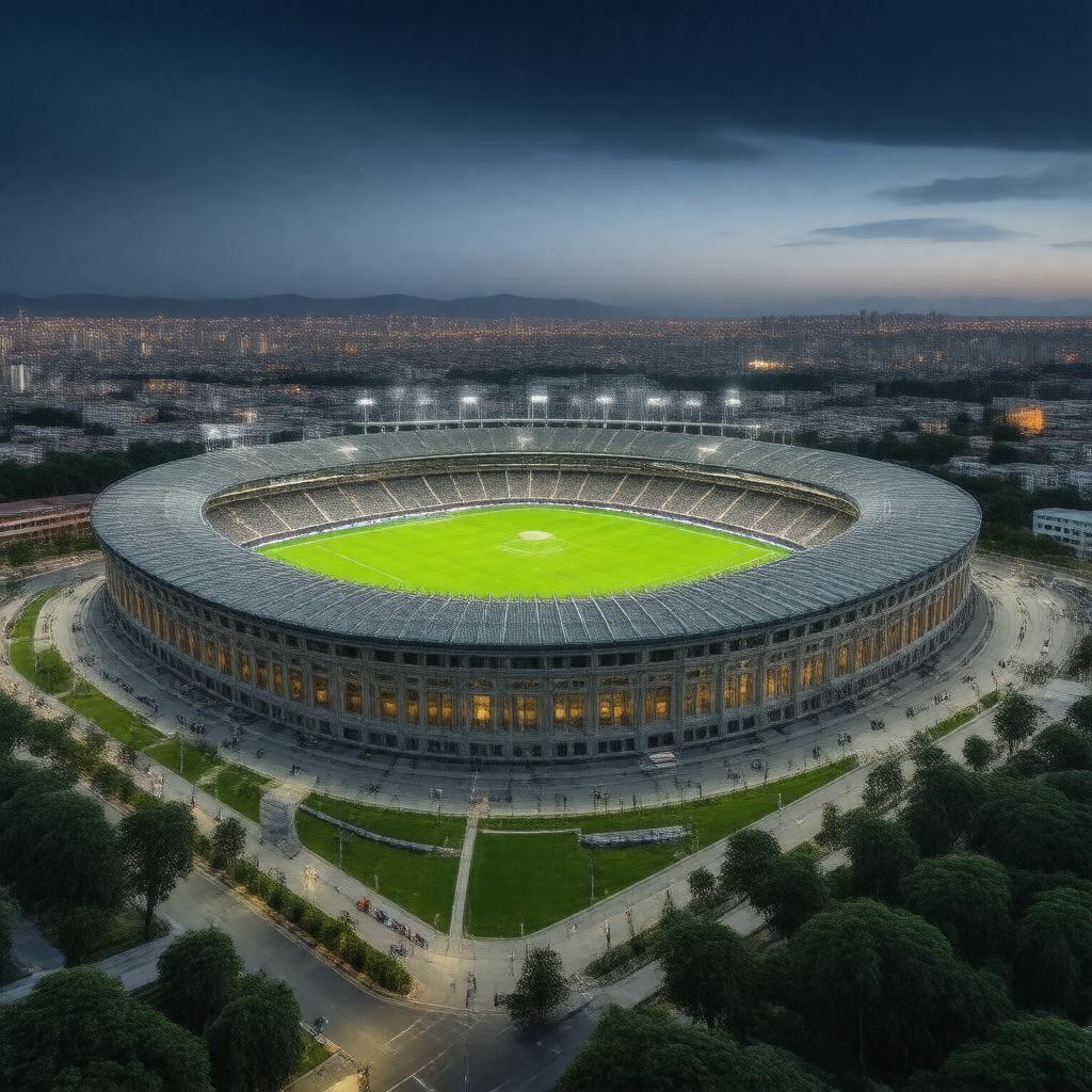 AI-created image of Estadio Azteca