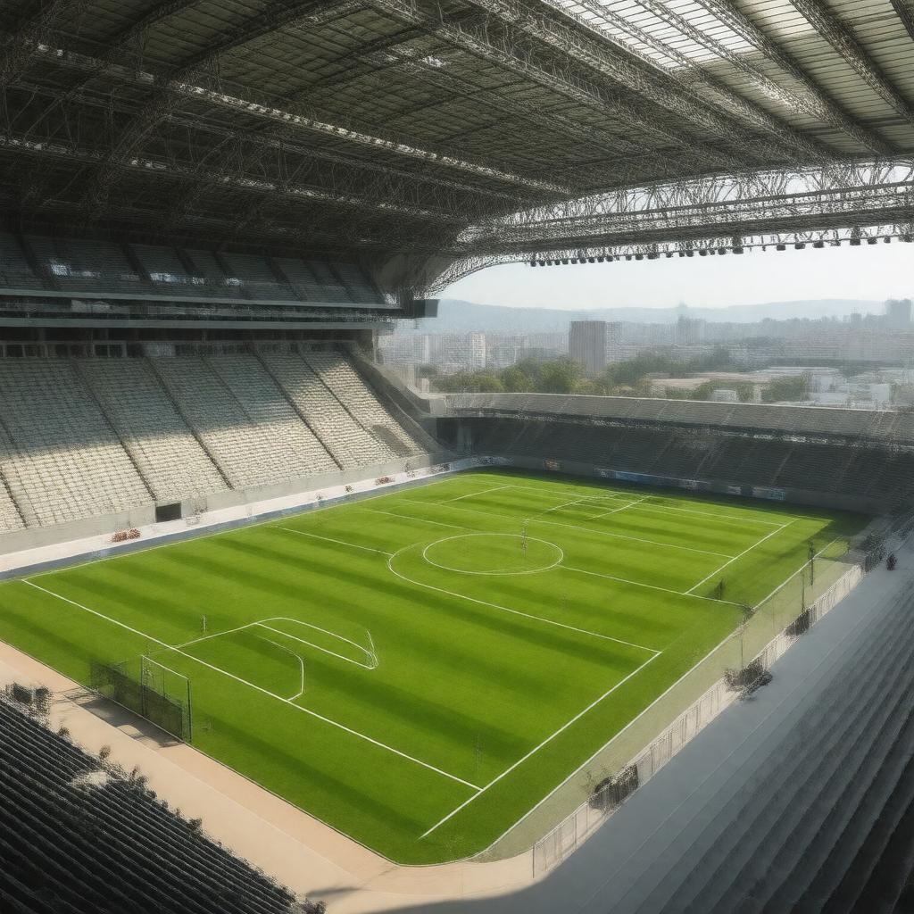 AI-created image of Estadio Nacional de Hockey