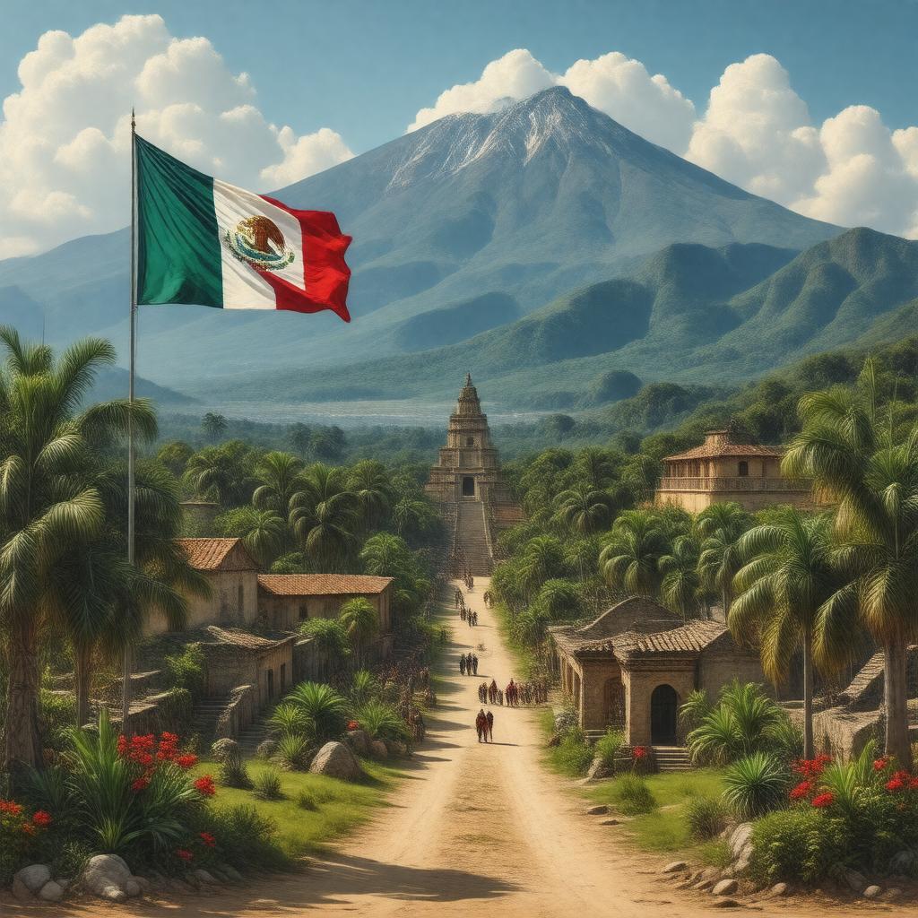 AI-created image of Estados Unidos Mexicanos