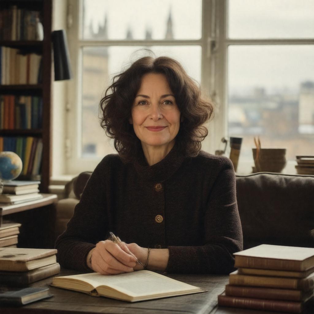 AI-created image of Esther Freud