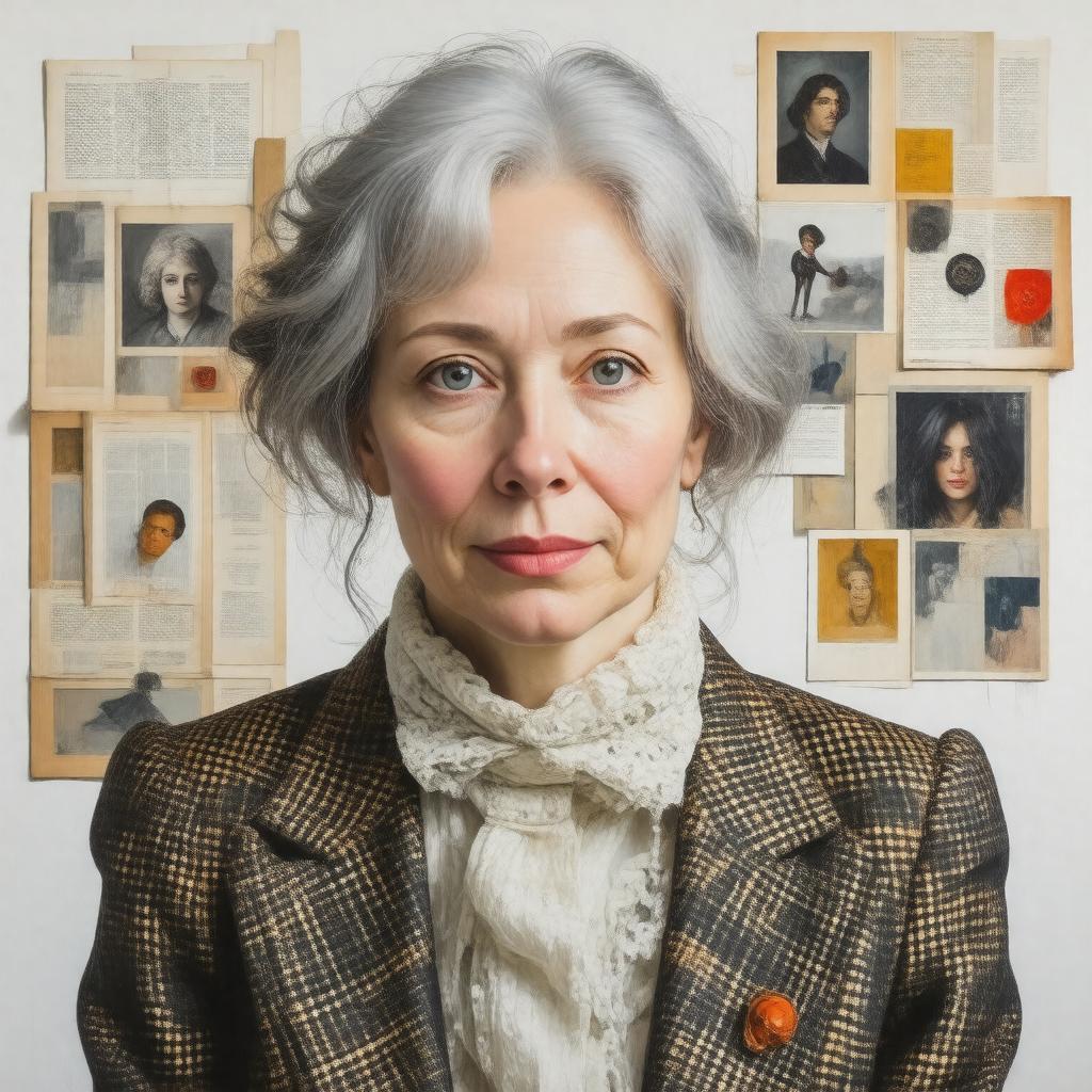 AI-created image of Esther Leslie