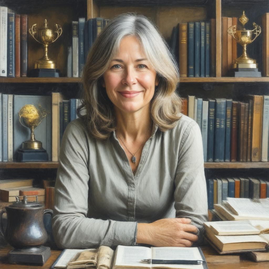 AI-created image of Esther Wojcicki