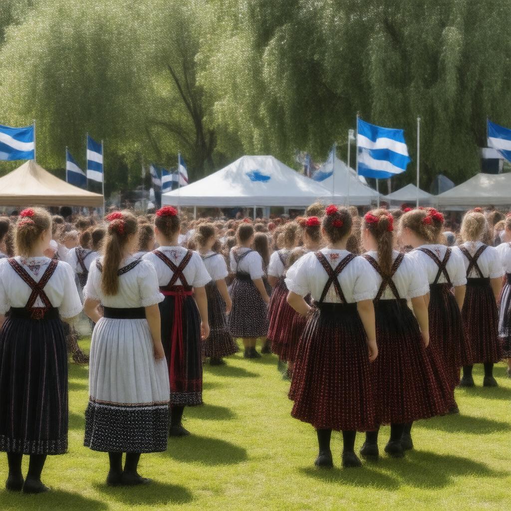 AI-created image of Estonian Americans