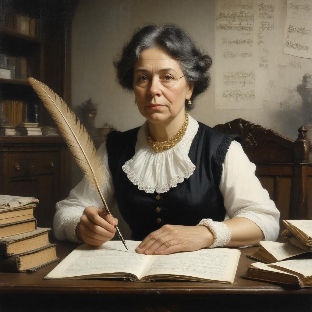 AI-created image of Ethel Lilian Voynich