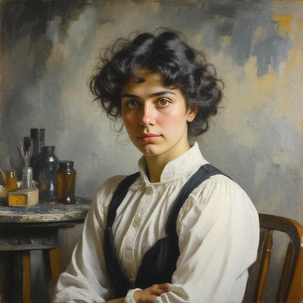 AI-created image of Ethel Mary Wright