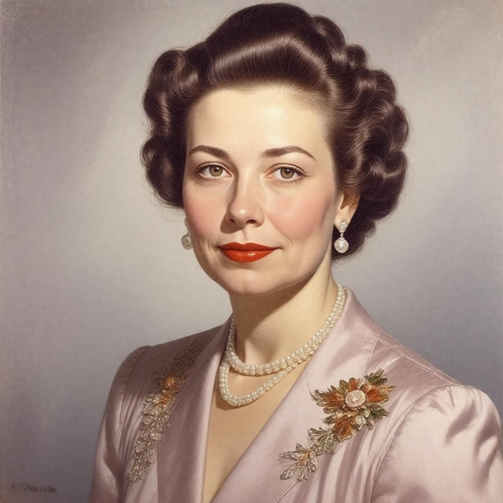AI-created image of Ethel du Pont