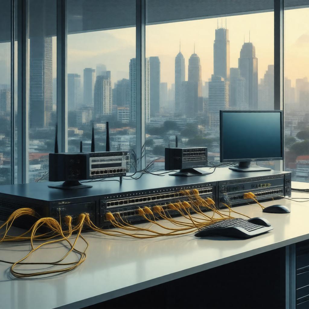 AI-created image of Ethernet