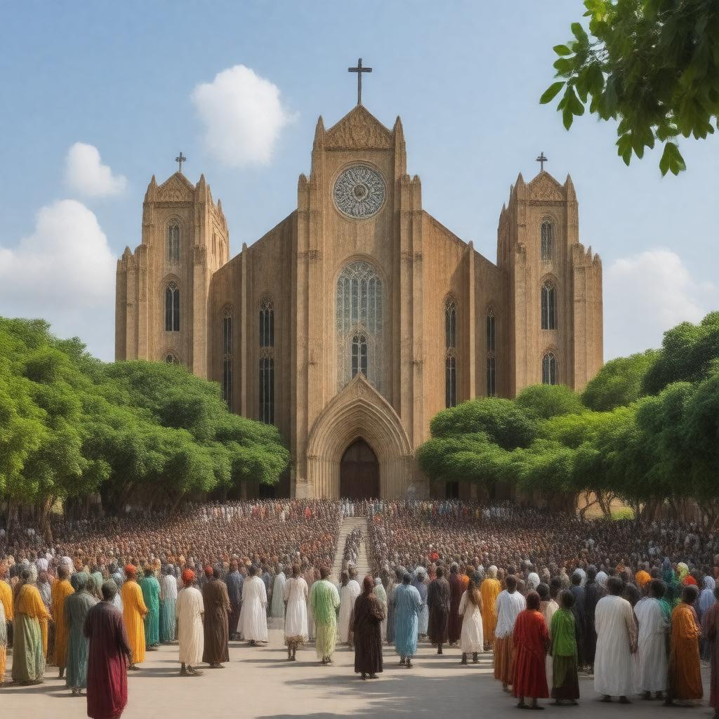 AI-created image of Ethiopian Evangelical Church Mekane Yesus