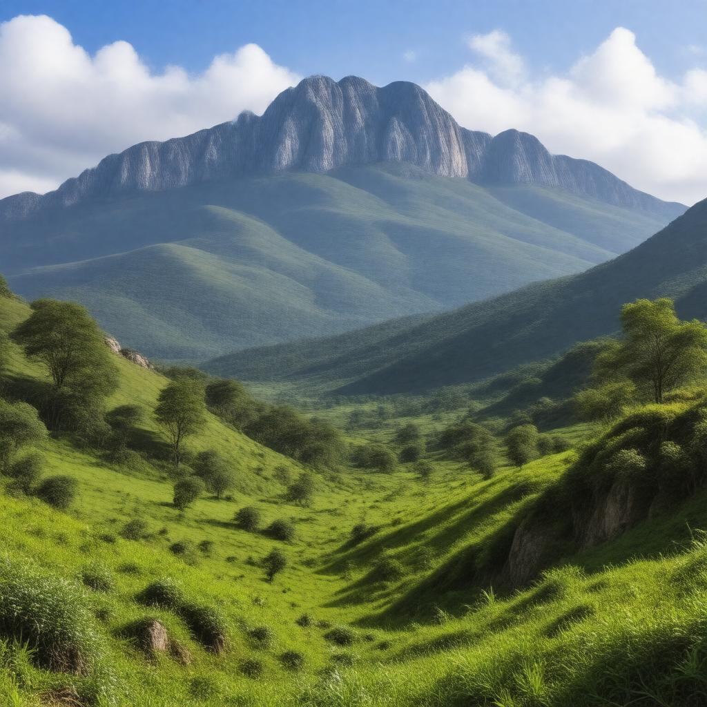 AI-created image of Ethiopian Highlands