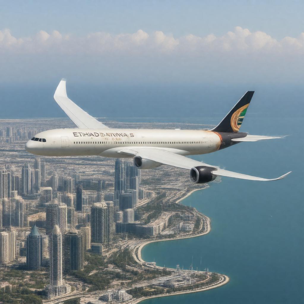 AI-created image of Etihad Airways