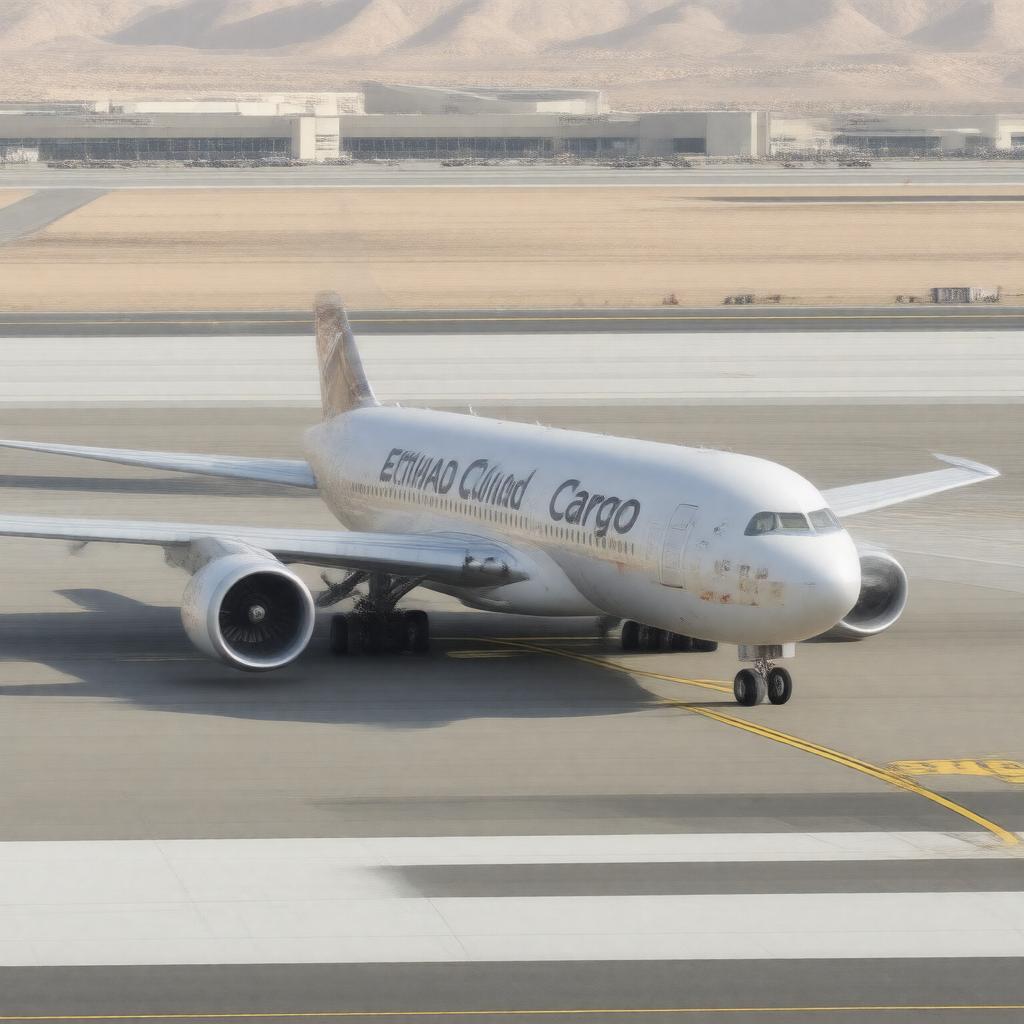 Click to view larger image AI-created image of Etihad Cargo