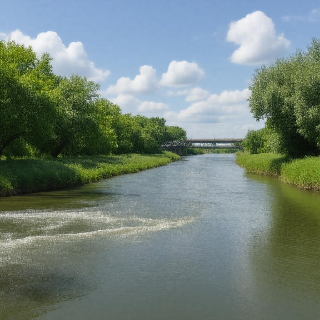 AI-created image of Etobicoke Creek