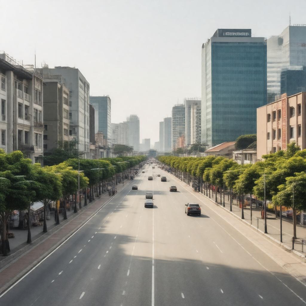 Click to view larger image AI-created image of Eu Tong Sen Street