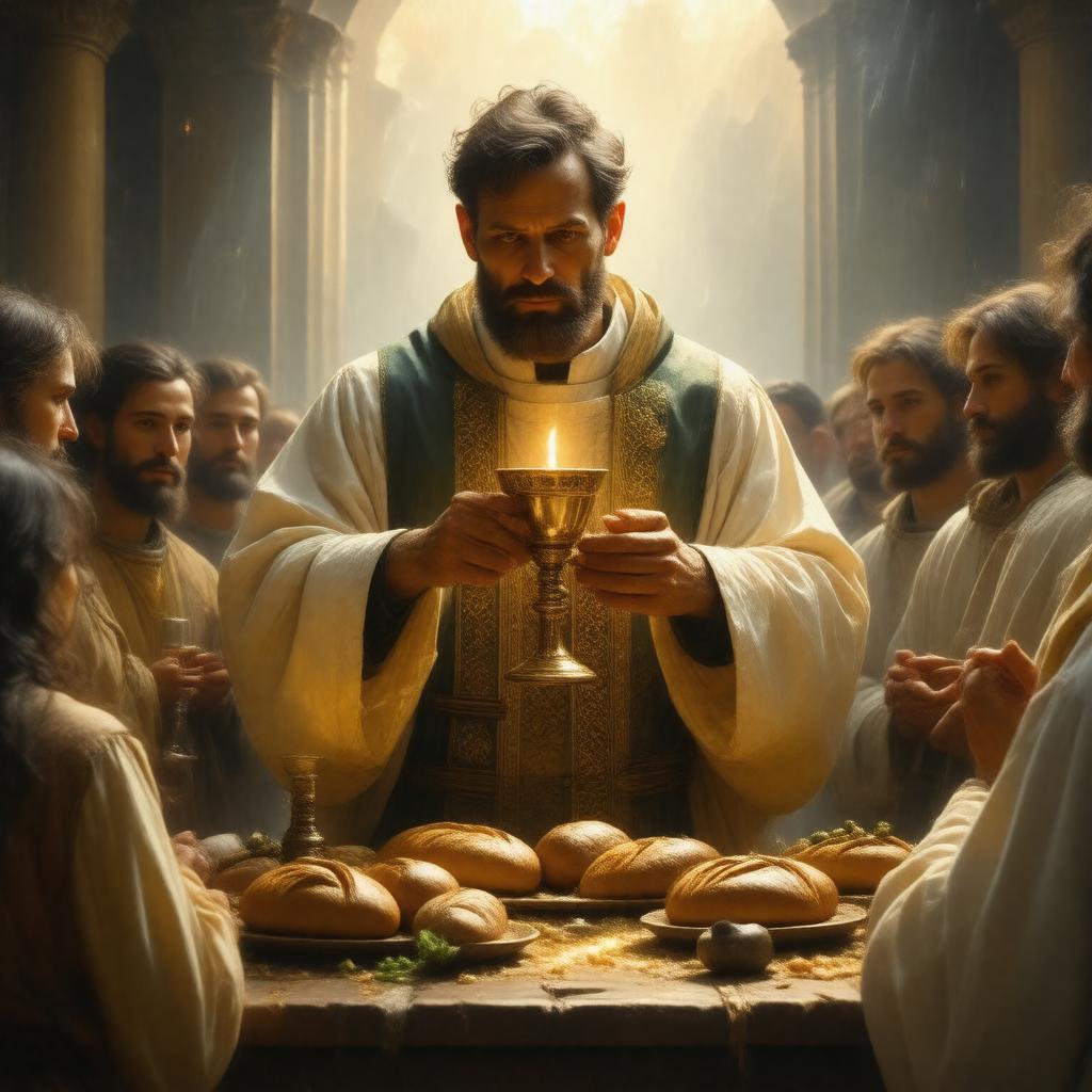 AI-created image of Eucharist