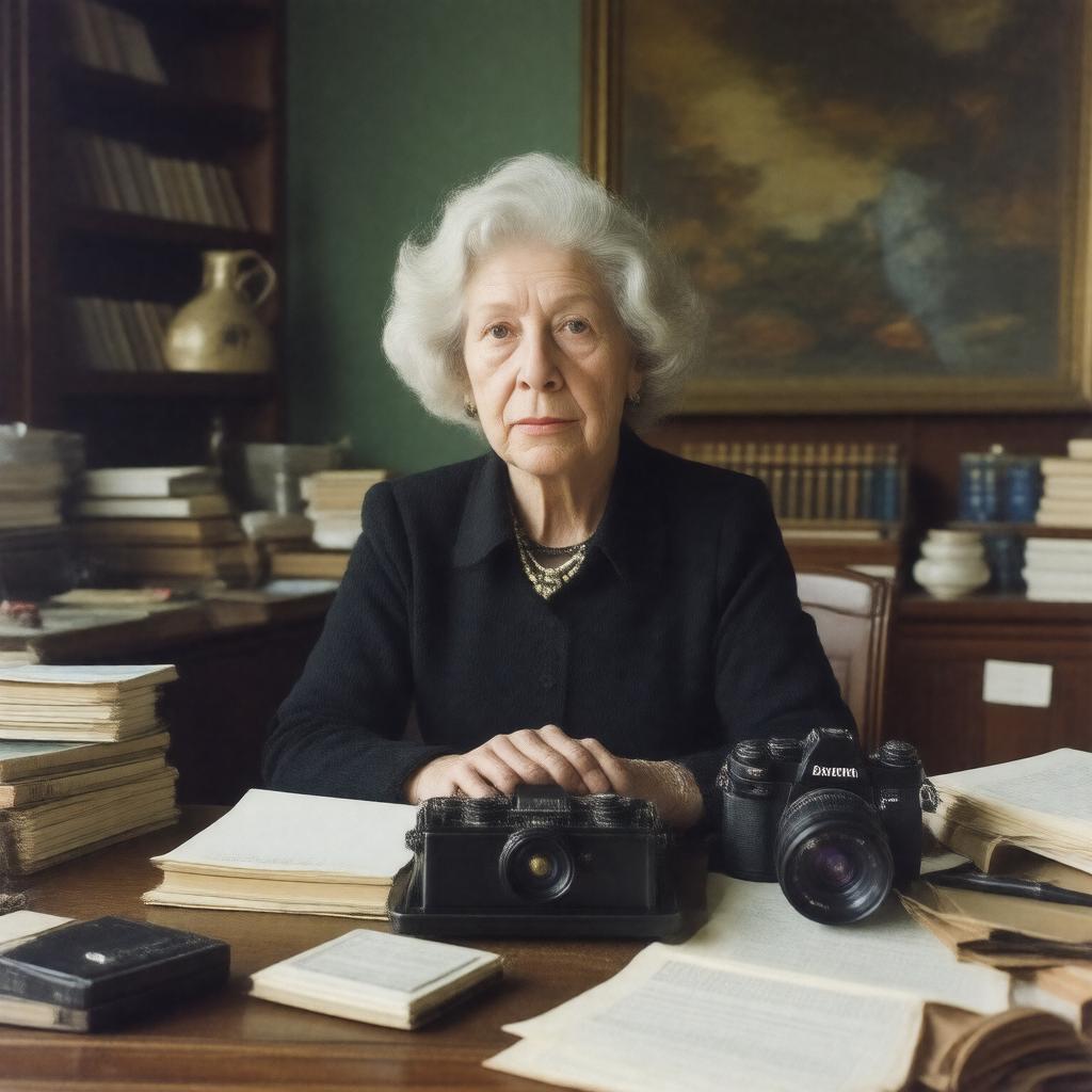AI-created image of Eudora Welty