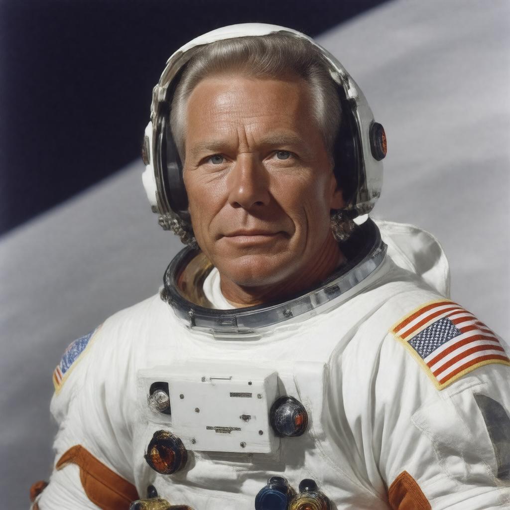 AI-created image of Eugene Cernan