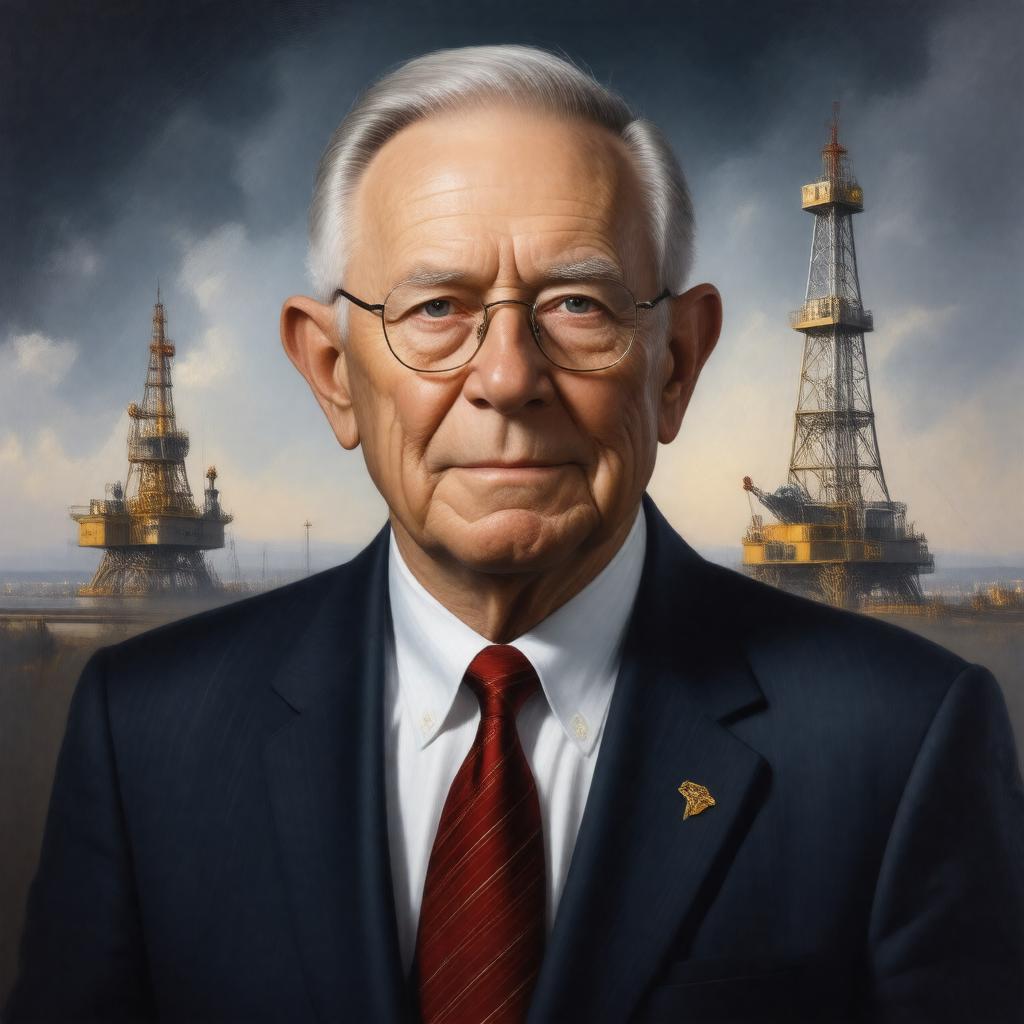 Click to view larger image AI-created image of Eugene M. Isenberg