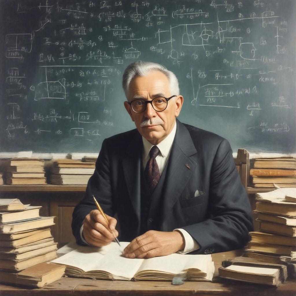 AI-created image of Eugene Wigner
