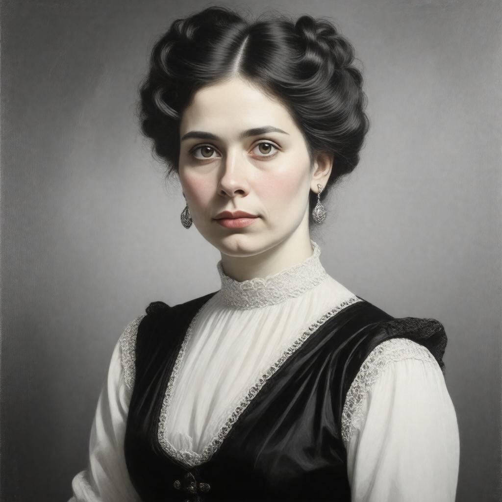AI-created image of Eugenie de Hevesy