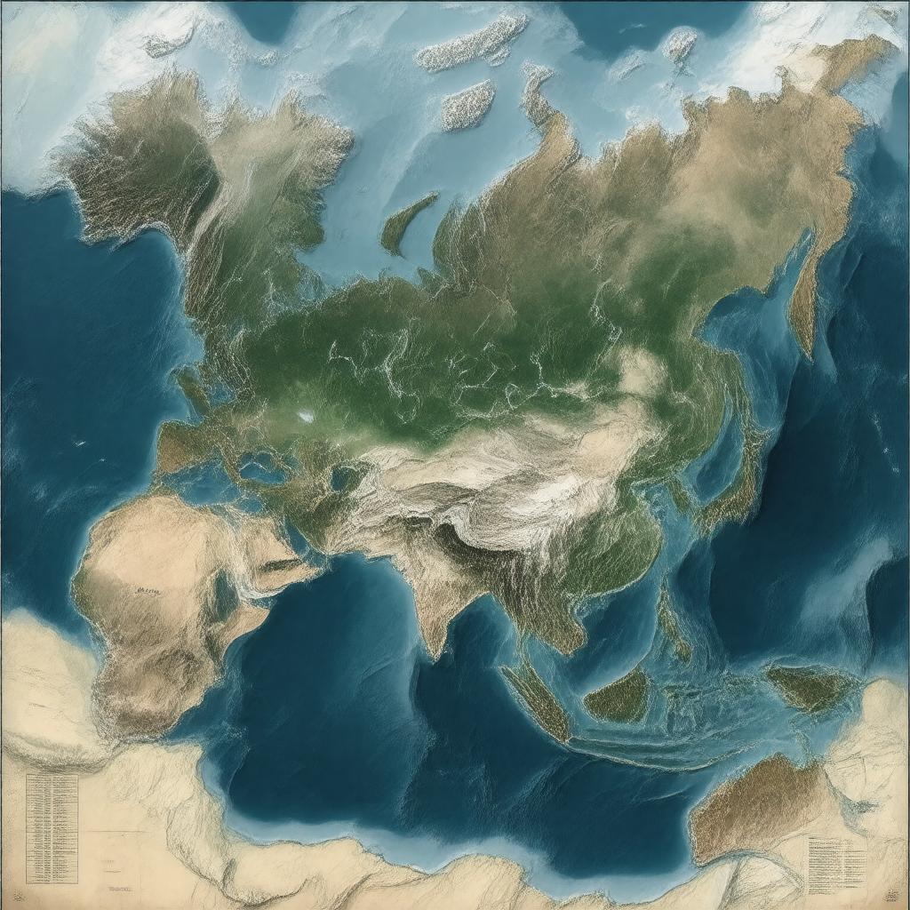 AI-created image of Eurasian Plate