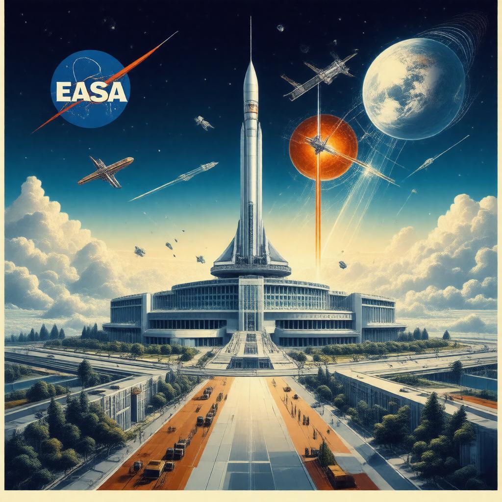 AI-created image of European Space Agency