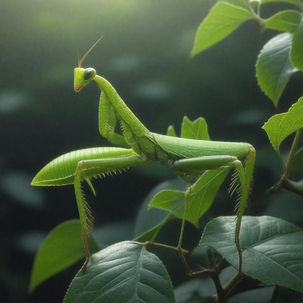 AI-created image of European mantis
