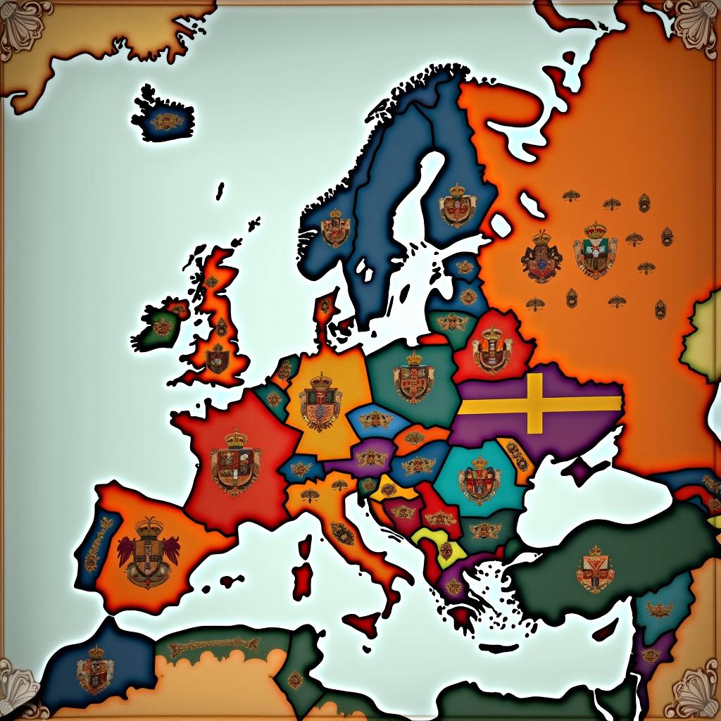 Click to view larger image AI-created image of European powers