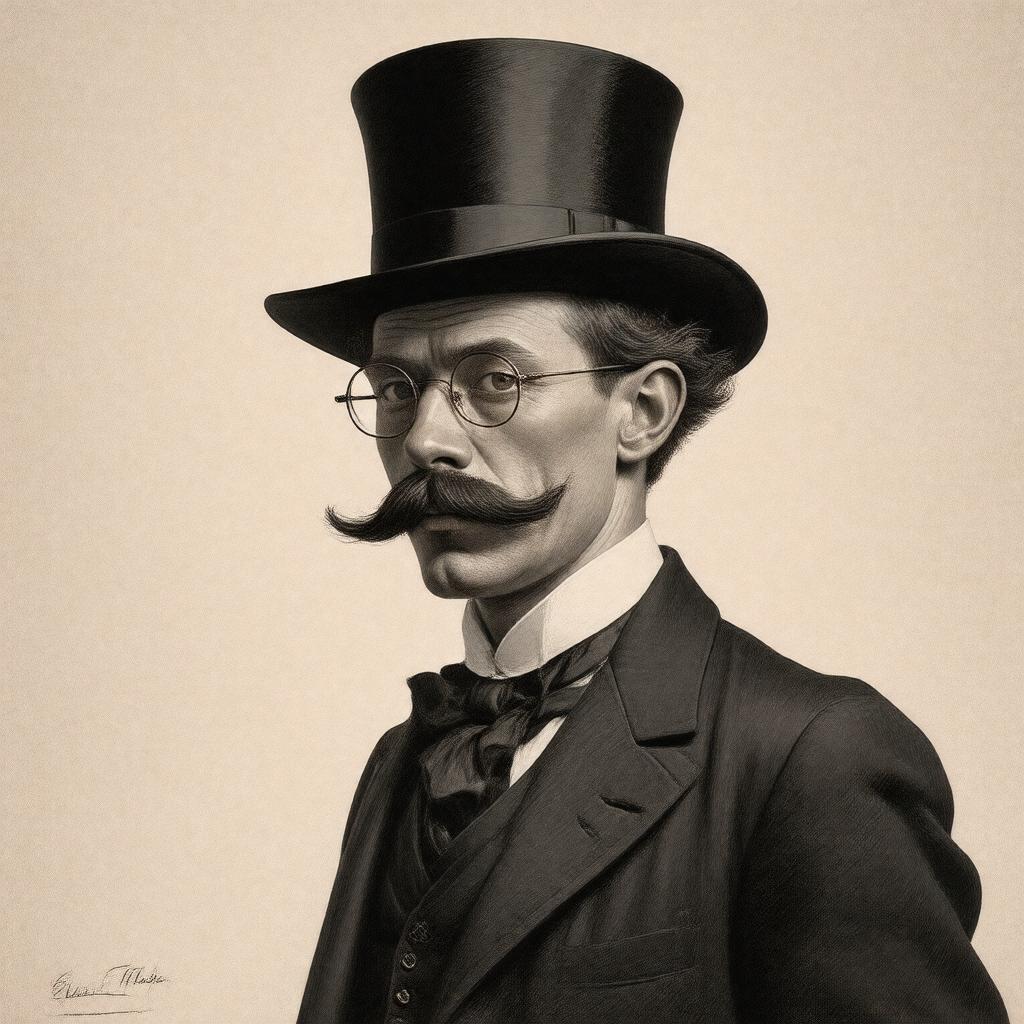 AI-created image of Eustace Tilley