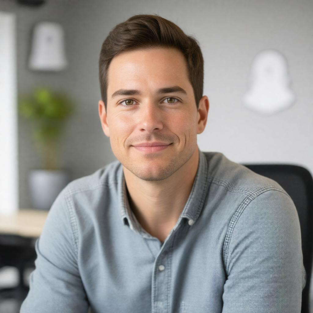 AI-created image of Evan Spiegel