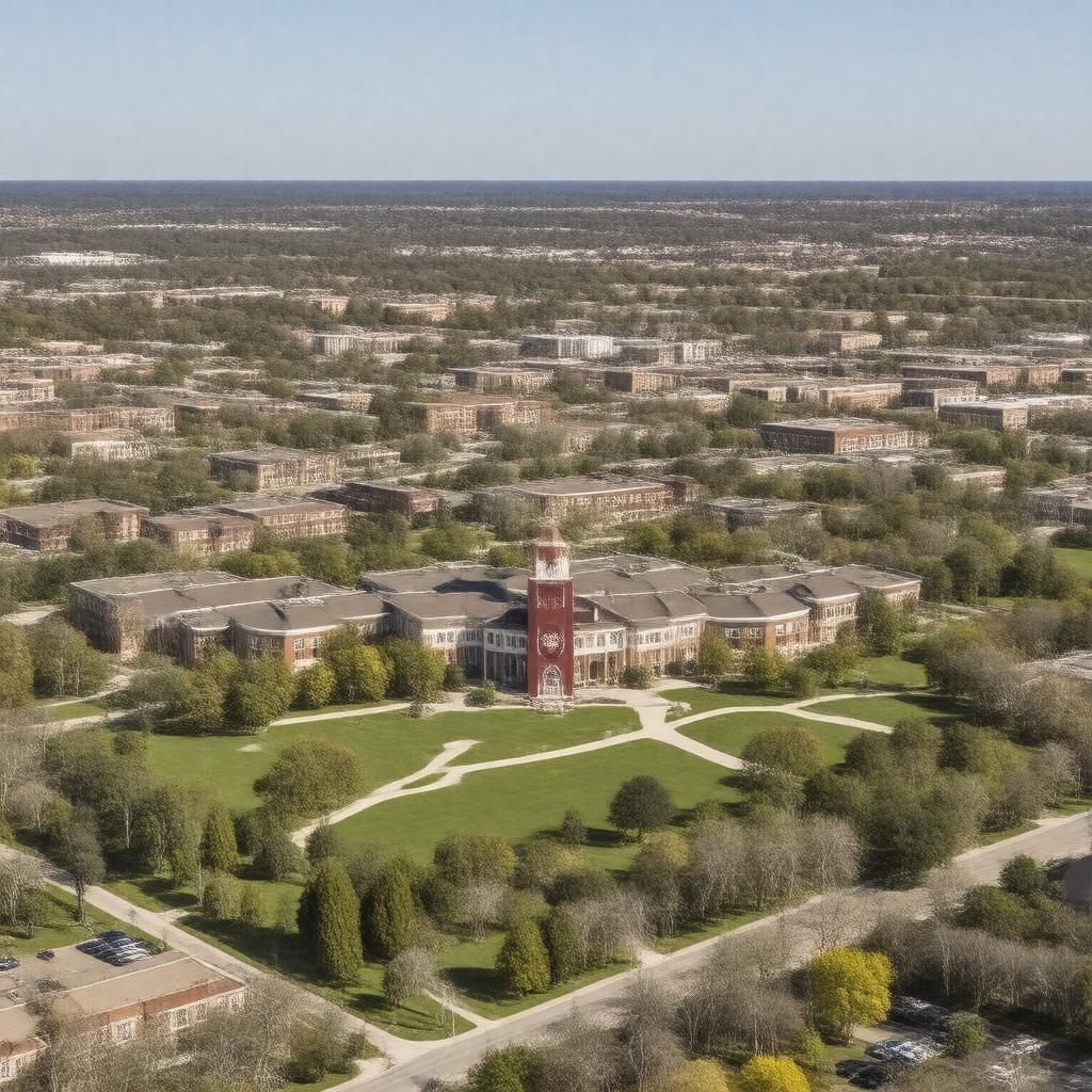AI-created image of Evangel University