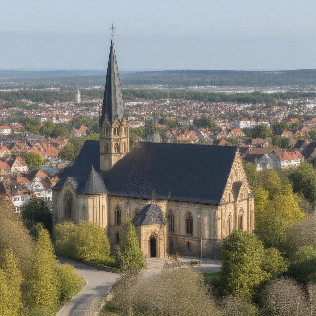 AI-created image of Evangelical Church of Westphalia