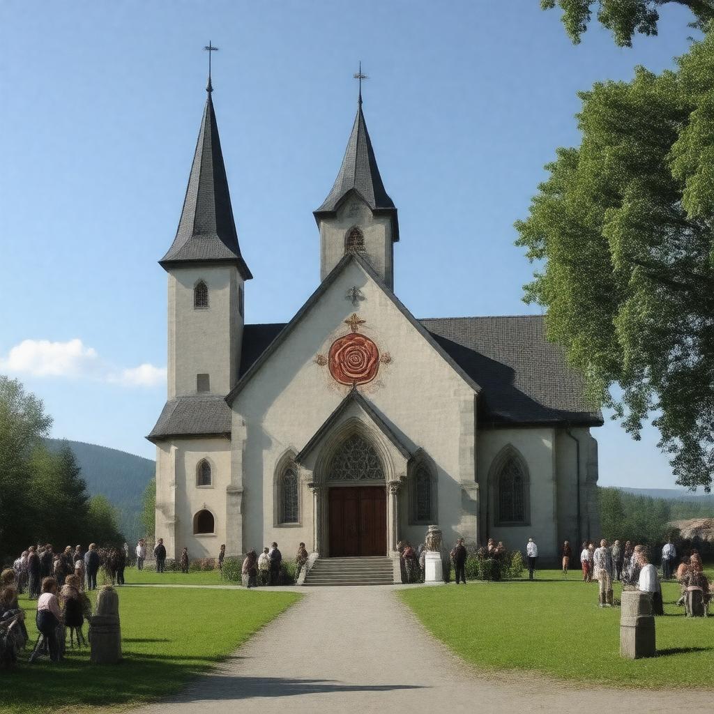 AI-created image of Evangelical Lutheran Church