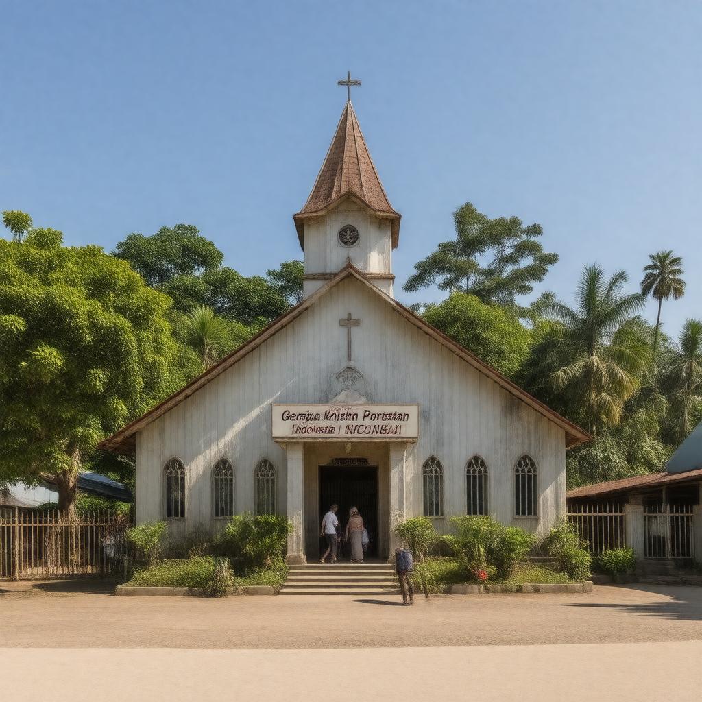 AI-created image of Evangelical Lutheran Church of Indonesia
