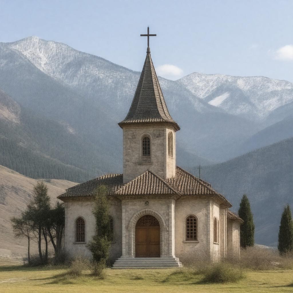 AI-created image of Evangelical Lutheran Church of Kyrgyzstan
